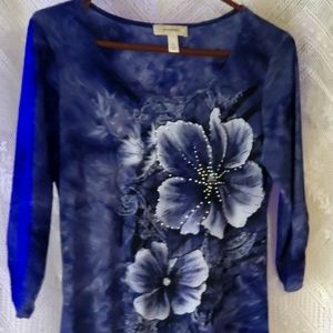 Florel blue shirt